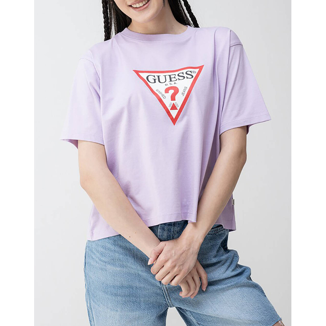 Product GUESS JEANS GJ SS CN BOXY ICONIC TEE ΜΠΛΟΥΖΑ ΓΥΝΑΙΚΕΙΟ base image