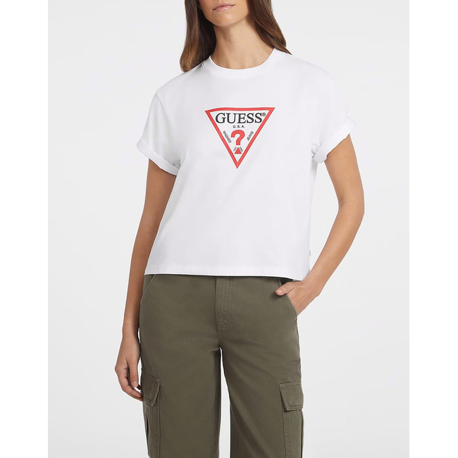 Product GUESS JEANS GJ SS CN BOXY ICONIC TEE WOMEN'S T-SHIRT base image