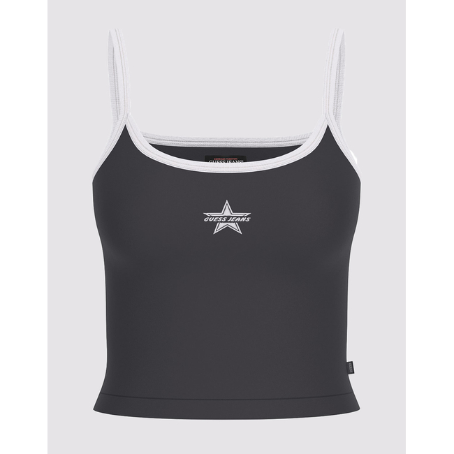 Product GUESS JEANS GJ EMB STAR TANK TOP - MID ORGANIC STRETCH JERSEY 180 T-SHIRT W base image