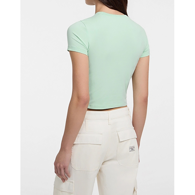 Product GUESS JEANS GJ SS CN BABY EMB ST - MID ORGANIC STRETCH JERSEY 180 T-SHIRT W base image