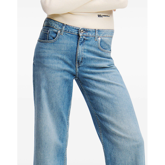 Product KARL LAGERFELD JEANS KLJ MR RELAXED DENIM W/ SLIT base image