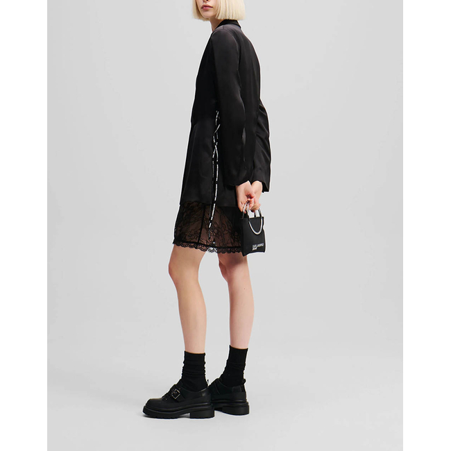Product KARL LAGERFELD KLJ SATIN TIED BLAZER base image