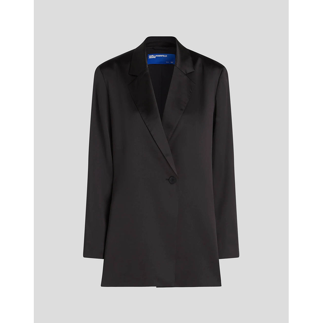 Product KARL LAGERFELD KLJ SATIN TIED BLAZER base image