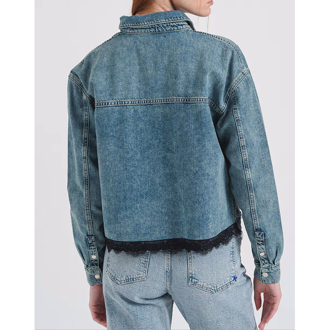 Product KARL LAGERFELD KLJ BOXY LACE SHIRT base image