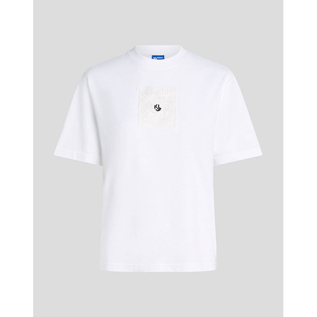Product KARL LAGERFELD JEANS KLJ REGULAR CROCHET TEE base image