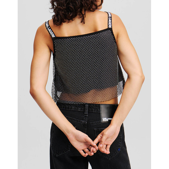 Product KARL LAGERFELD JEANS KLJ CHAINMAIL TOP base image
