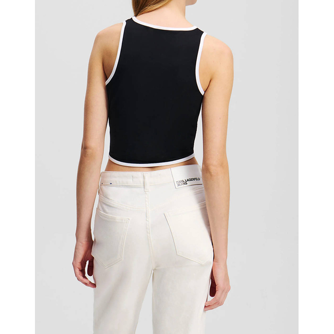 Product KARL LAGERFELD JEANS KLJ OUTLINE LOGO TOP base image