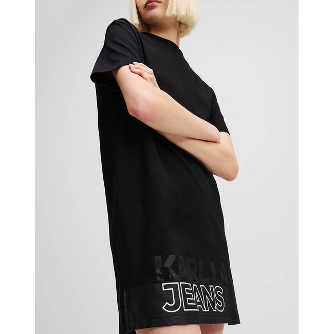 Product KARL LAGERFELD JEANS KLJ RELAXED GRAPHIC TEE DRESS base image