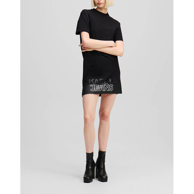 Product KARL LAGERFELD JEANS KLJ RELAXED GRAPHIC TEE DRESS base image
