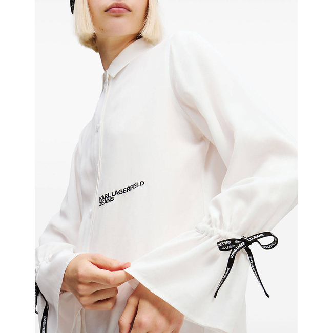 Product KARL LAGERFELD JEANS KLJ TIED SLEEVE DRESS base image