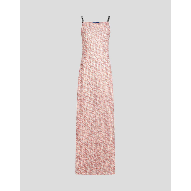 Product KARL LAGERFELD JEANS KLJ MESH MAXI DRESS AOP base image