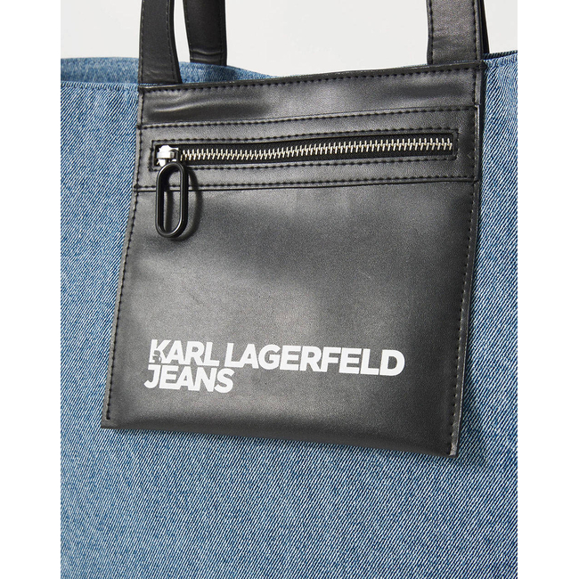 Product KARL LAGERFELD KLJ EW POCKET SHOPPER DENIM (Dimensions: 33 x 53 x 15cm.) base image