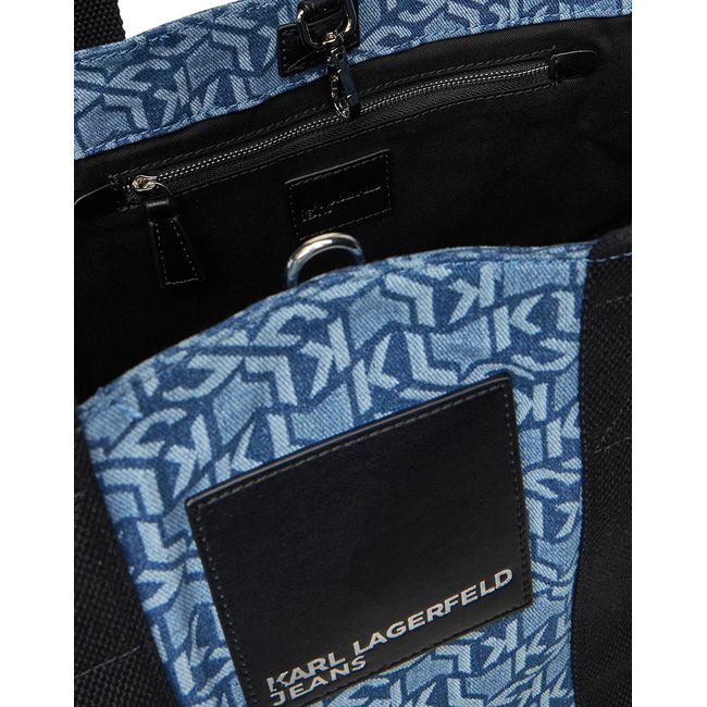 Product KARL LAGERFELD JEANS KLJ XL EW SHOPPER DENIM (Διαστάσεις: 62 x 42 x 19εκ.) base image