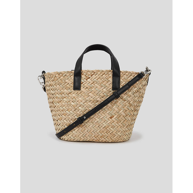 Product KARL LAGERFELD KLJ RAFFIA MINI TOTE (Dimensions: 22 x 22 x 13cm) base image