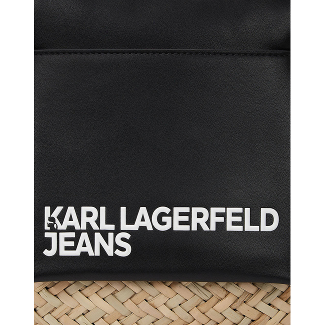 Product KARL LAGERFELD KLJ RAFFIA MINI TOTE (Dimensions: 22 x 22 x 13cm) base image