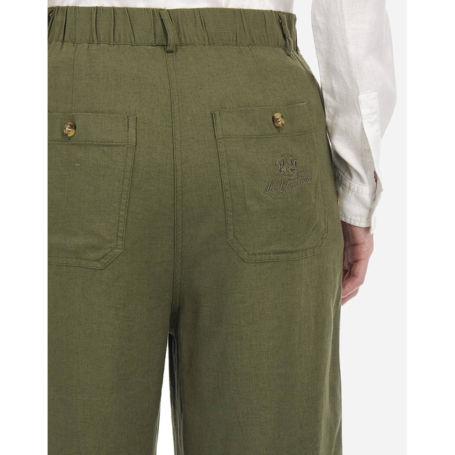 Product LA MARTINA ΠΑΝΤΕΛΟΝΙ WOMAN PANT VISCOSE LINEN base image