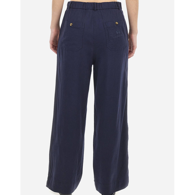 Product LA MARTINA ΠΑΝΤΕΛΟΝΙ WOMAN PANT VISCOSE LINEN base image