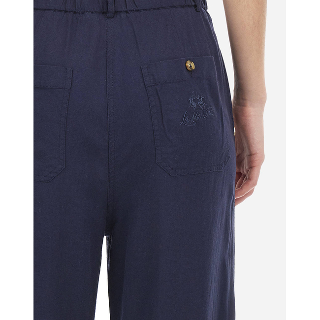 Product LA MARTINA ΠΑΝΤΕΛΟΝΙ WOMAN PANT VISCOSE LINEN base image