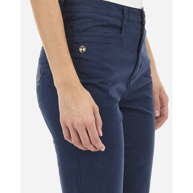 Product LA MARTINA ΠΑΝΤΕΛΟΝΙ  WOMAN TROUSERS COTTON TWILL base image