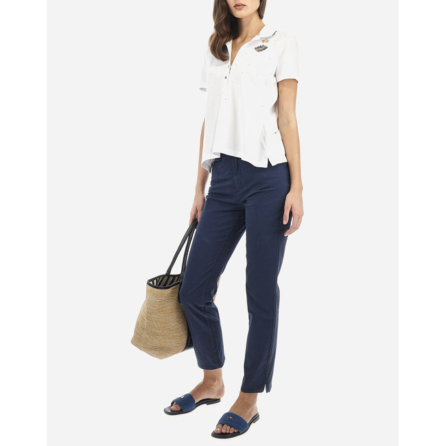Product LA MARTINA ΠΑΝΤΕΛΟΝΙ  WOMAN TROUSERS COTTON TWILL base image