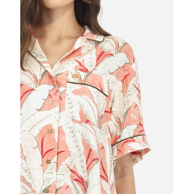 Product LA MARTINA ΠΟΥΚΑΜΙΣΟ ΚΜ WOMAN SHIRT S/S PRINTED VISCOS base image