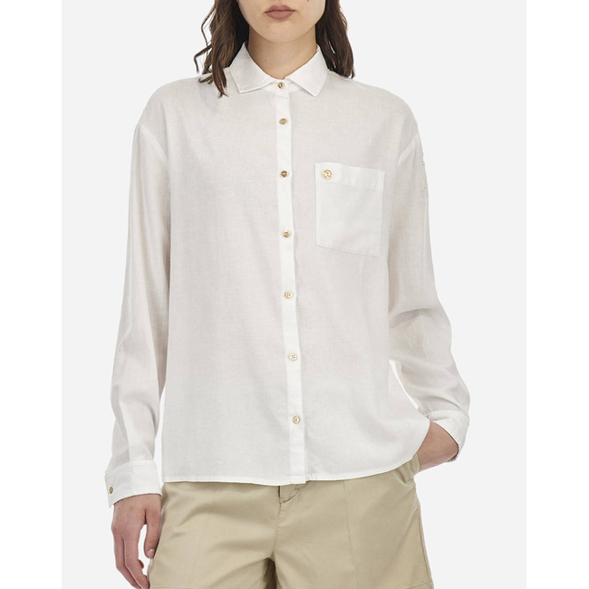 Product LA MARTINA ΠΟΥΚΑΜΙΣΟ ΜΜ WOMAN SHIRT L/S VISCOSE LINEN base image