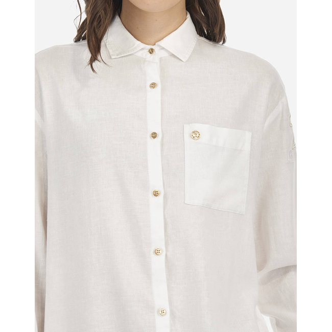 Product LA MARTINA ΠΟΥΚΑΜΙΣΟ ΜΜ WOMAN SHIRT L/S VISCOSE LINEN base image