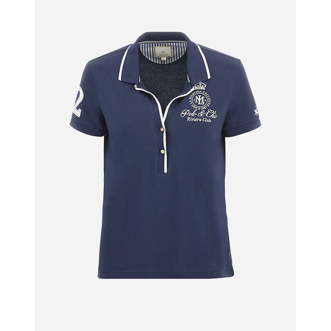 Product LA MARTINA ΜΠΛΟΥΖΑ POLO ΚΜ WOMAN POLO S/S PIQUET STRETCH base image