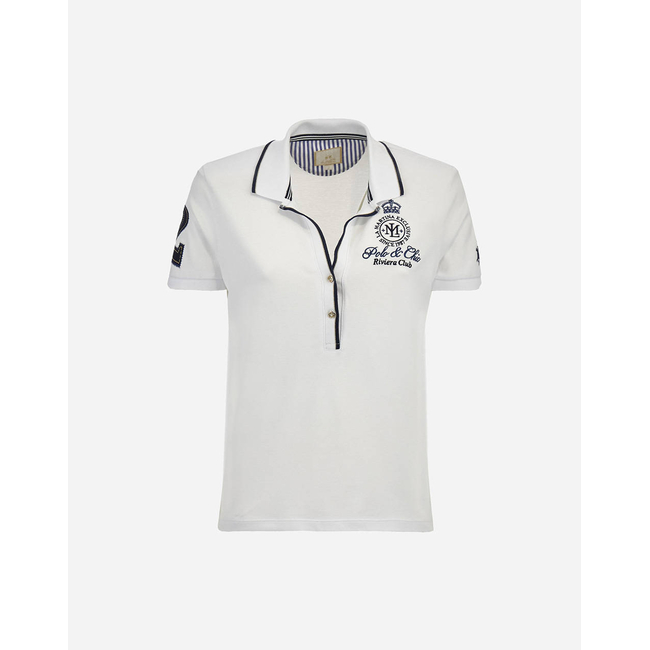 Product LA MARTINA ΜΠΛΟΥΖΑ POLO ΚΜ WOMAN POLO S/S PIQUET STRETCH base image