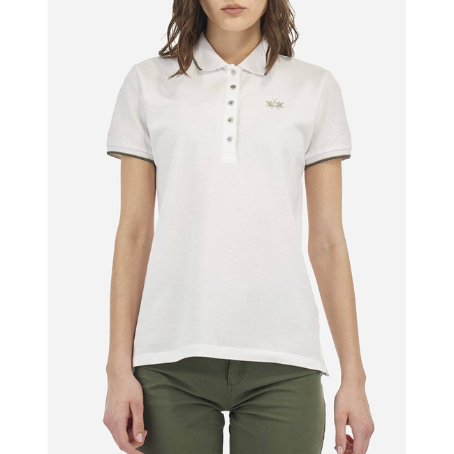 Product LA MARTINA ΜΠΛΟΥΖΑ POLO ΚΜ  WOMAN POLO S/S PIQUET STRETCH base image
