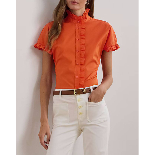 Product LAUREN RALPH LAUREN SILKY STRTCH COTTON-SHIRT base image