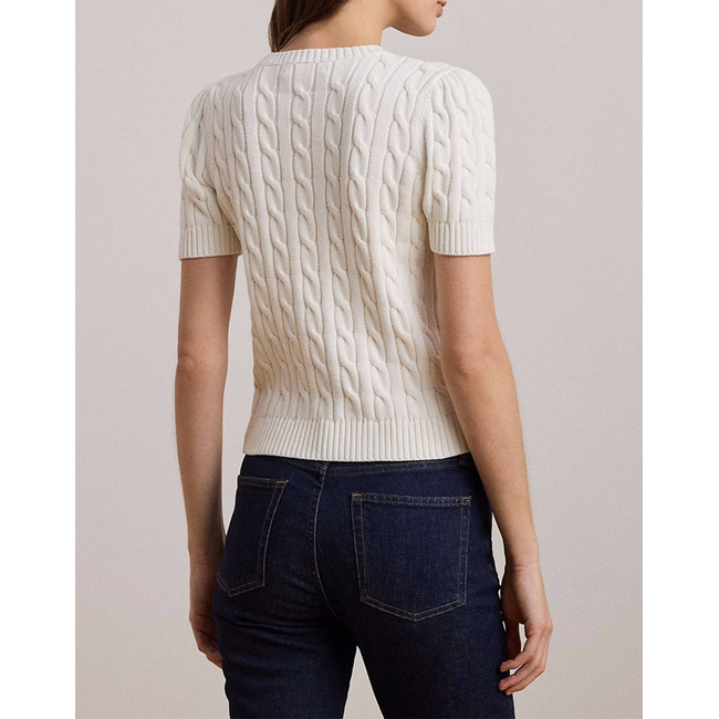 Product LAUREN RALPH LAUREN GASSED COTTON-SS SWEATER base image