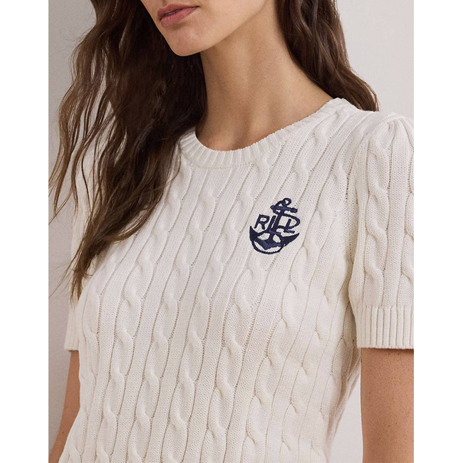 Product LAUREN RALPH LAUREN GASSED COTTON-SS SWEATER base image