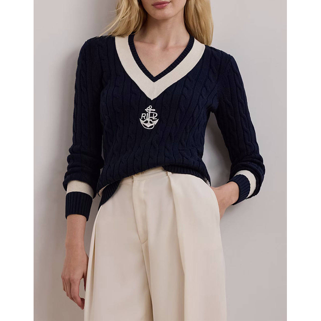 Product LAUREN RALPH LAUREN GASSED COTTON-LS SWEATER base image