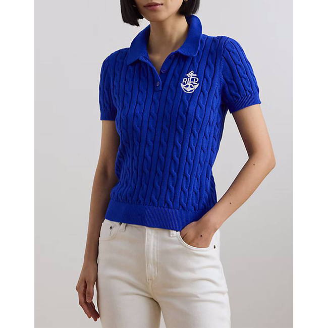 Product LAUREN RALPH LAUREN GASSED COTTON-SS SWEATER base image