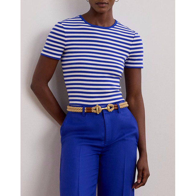 Product LAUREN RALPH LAUREN RFND STRTCH 1X1 RIB-SSL-TSH base image