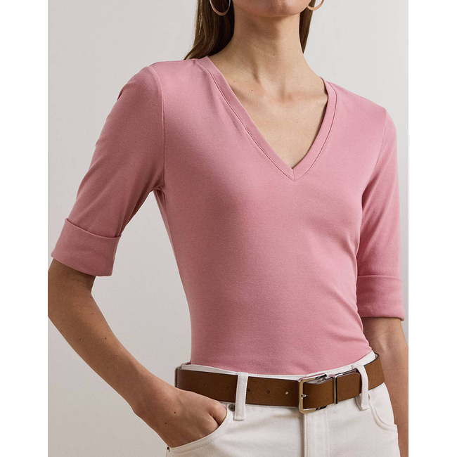 Product LAUREN RALPH LAUREN V JUDY-ELBOW SLEEVE-KNIT base image