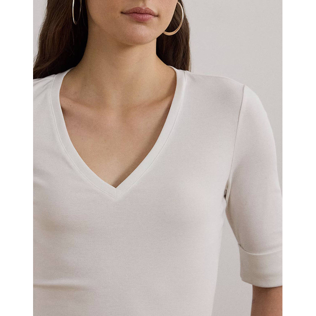 Product LAUREN RALPH LAUREN V JUDY-ELBOW SLEEVE-KNIT base image