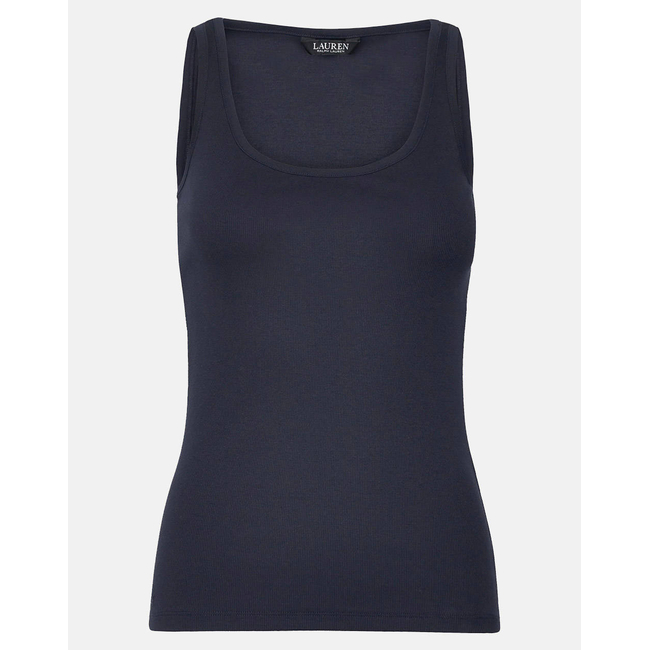 Product LAUREN RALPH LAUREN RFND STRTCH 2X2 RIB-TANK TOP base image