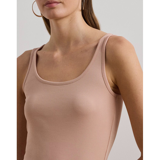 Product LAUREN RALPH LAUREN RFND STRTCH 2X2 RIB-TANK TOP base image