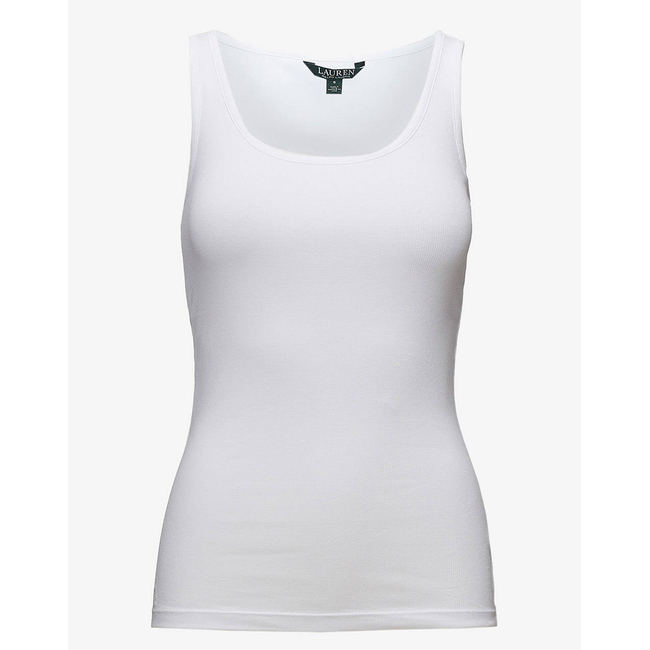 Product LAUREN RALPH LAUREN RFND STRTCH 2X2 RIB-TANK TOP base image