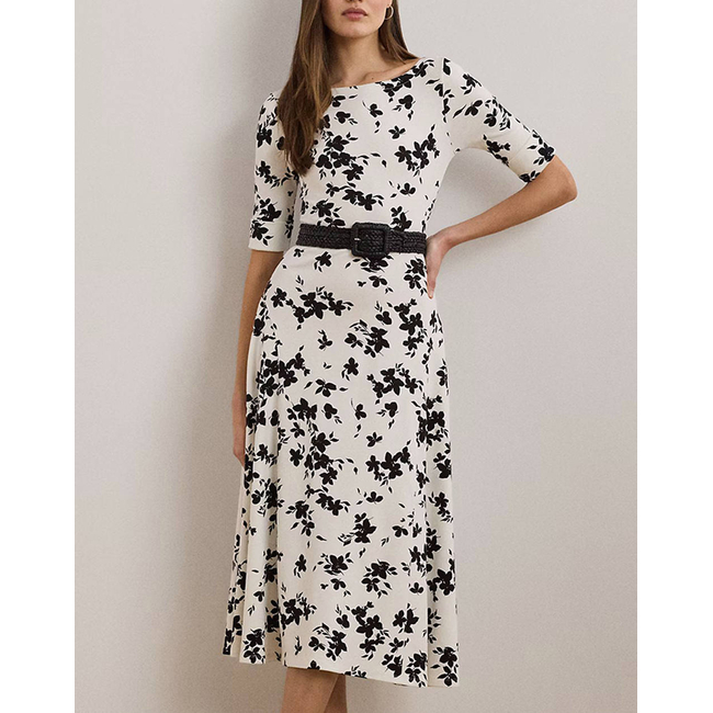 Product LAUREN RALPH LAUREN MUNZIE-ELBOW SLEEVE-DAY DRESS base image