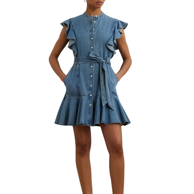 Product LAUREN RALPH LAUREN KAVINA-SHORT SLEEVE-DAY DRESS base image