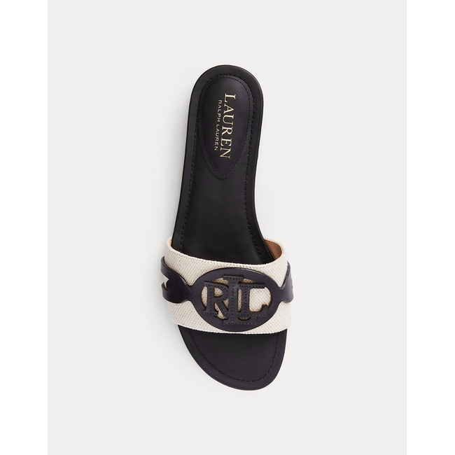 Product LAUREN RALPH LAUREN TWOTONECANVS/BRNCLF-ALEGRA-SN-SLI base image