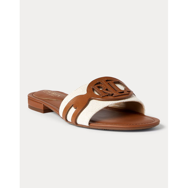 Product LAUREN RALPH LAUREN TWOTONECANVS/BRNCLF-ALEGRA-SN-SLI base image