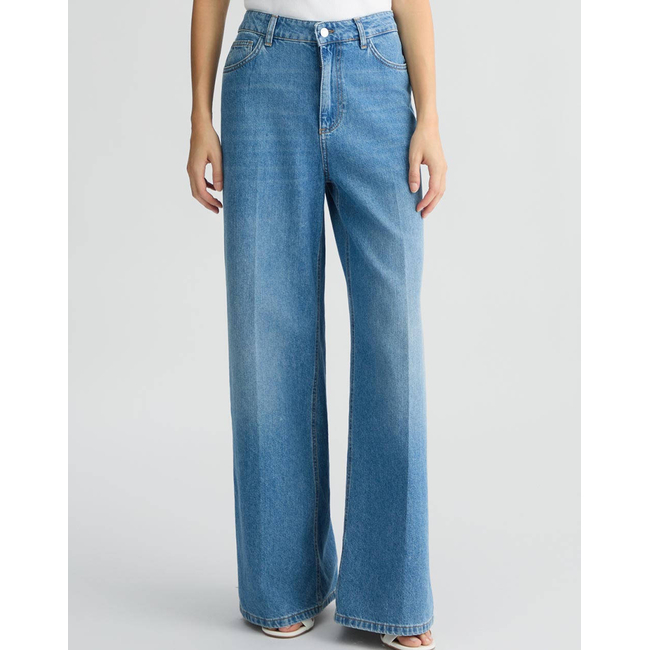 Product LIU JO WHITE_WA5D11__PANT.FLARE FROG H.W. ΠΑΝΤΕΛΟΝΙ ΓΥΝΑΙΚΕΙΟ base image