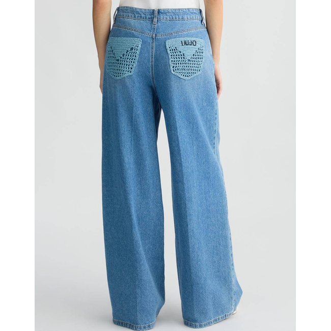Product LIU JO WHITE_WA5D11__PANT.FLARE FROG H.W. ΠΑΝΤΕΛΟΝΙ ΓΥΝΑΙΚΕΙΟ base image