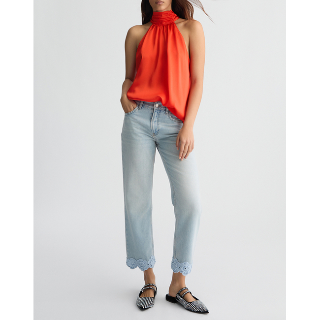 Product LIUJO WHITE_WA5C24__TOP TS NAV WOMEN'S T-SHIRT base image