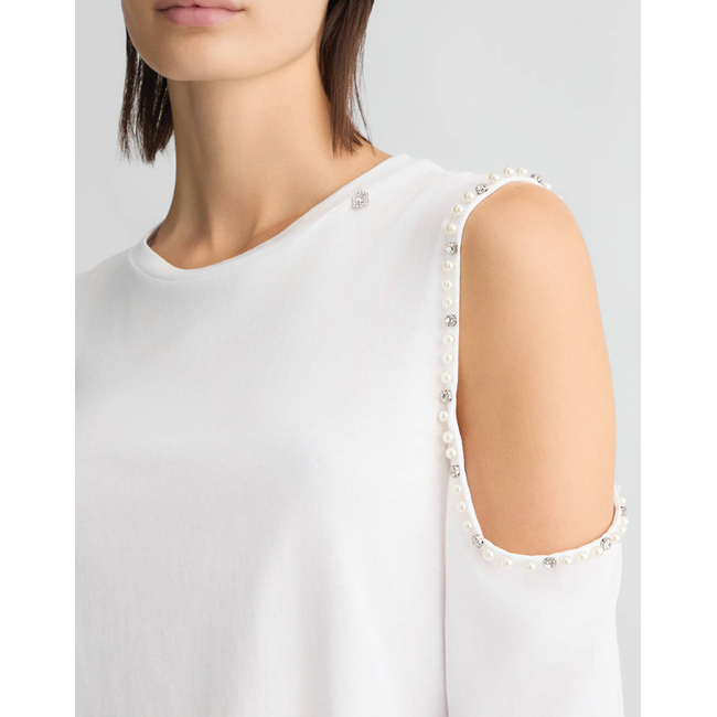 Product LIU JO WHITE_WA5J19__ECS T-SHIRT MODA M/L ΜΠΛΟΥΖΑ ΓΥΝΑΙΚΕΙΟ base image