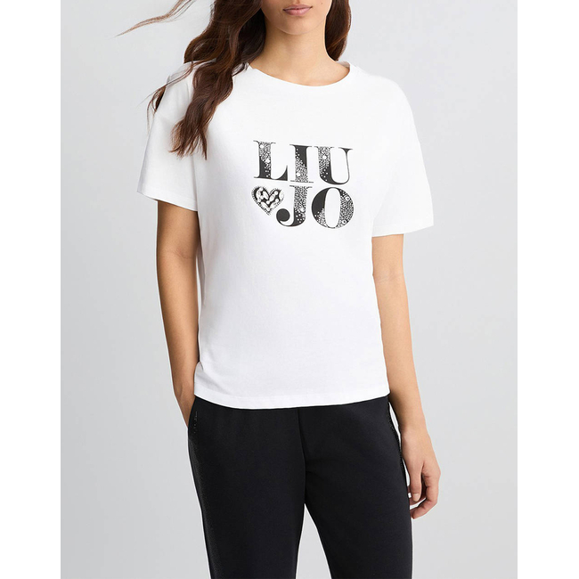 Product LIU JO WHITE_WA5J21__ECS T-SHIRT MODA M/C ΜΠΛΟΥΖΑ ΓΥΝΑΙΚΕΙΟ base image